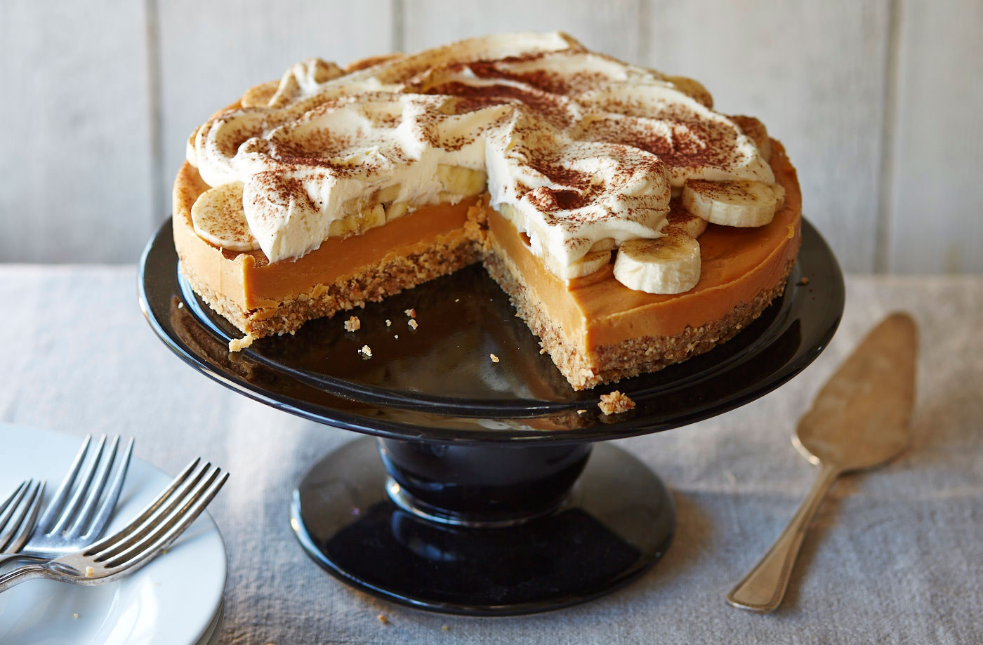 Gluten-free banoffee pie recipe
