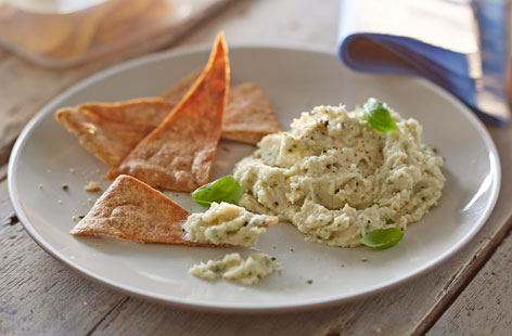 Dip carrots or pitta bread into this creamy cannellini bean dip for a healthy snack