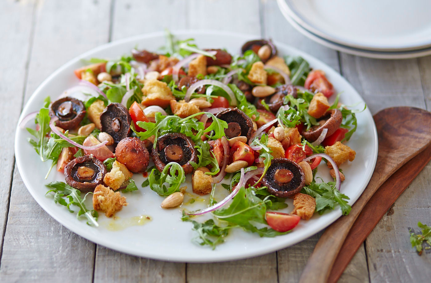 Marinated mushroom salad recipe