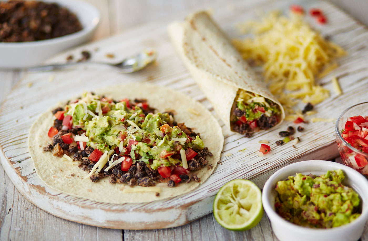 Black bean burritos  recipe