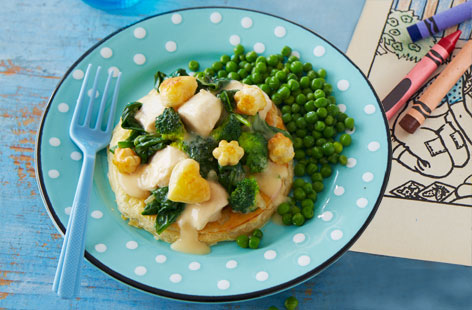 The kids will really enjoy helping to make these fun and creative chicken pies, and will totally love eating them too