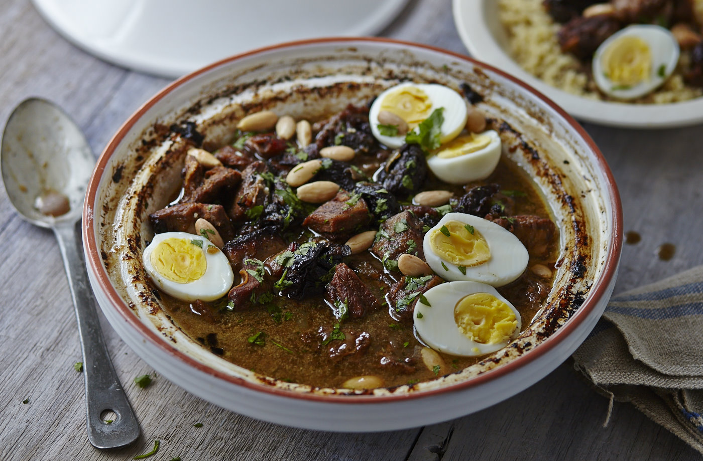 Moroccan lamb and prune tagine recipe