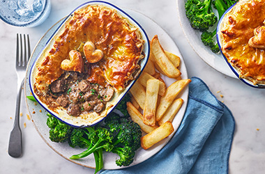 Steak Diane pie