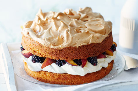 Treat yourself with this summer-perfect dish of fresh fruit and frothy meringue.