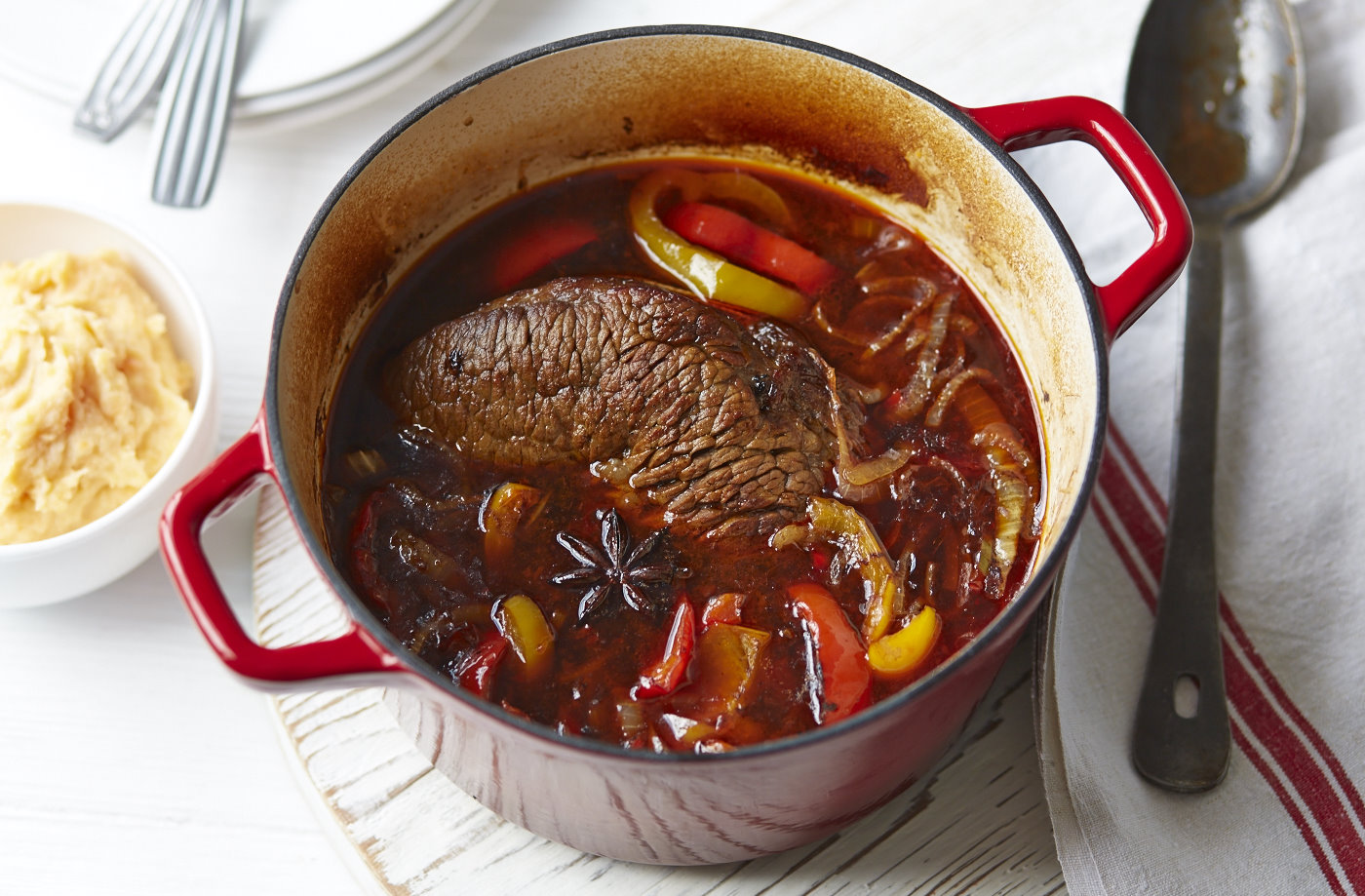 Spiced beef pot roast recipe