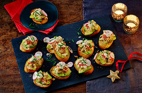 Try this quick and easy canapé recipe for your Christmas or New Year's Eve party.