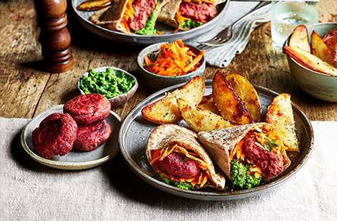 This bright and vibrant falafel recipe is ideal for a family on a budget