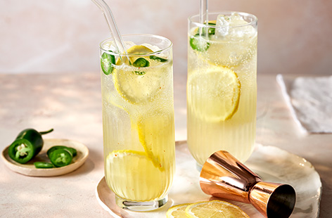 Try this sweet and spicy (swicy) twist on lemonade. It's a spring-ready cocktail that uses this trending flavour profile to create a refreshing, grown-up take on classic lemonade.