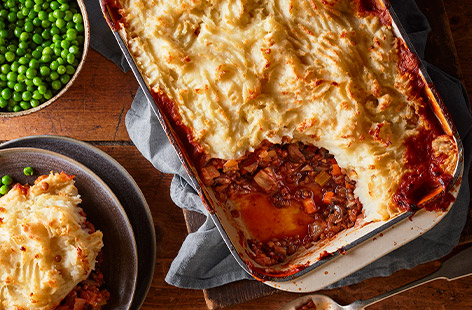 With a few swaps and a hint of spice, this vegan cottage pie is bound to become a new family favourite
