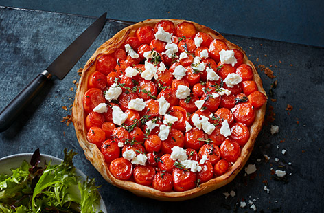 Try something different with your veg and make this showstopping upside down carrot tart recipe. A savoury twist on a classic French tarte tatin, this surprisingly easy tart combines caramelised carrots, buttery puff pastry and crumbled cheese.
