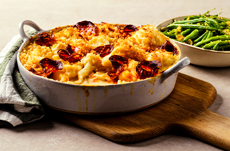 Deliciously nutty with a hint of Spanish smokiness, this cauliflower cheese is more than just a sassy side dish: it's a whole meal