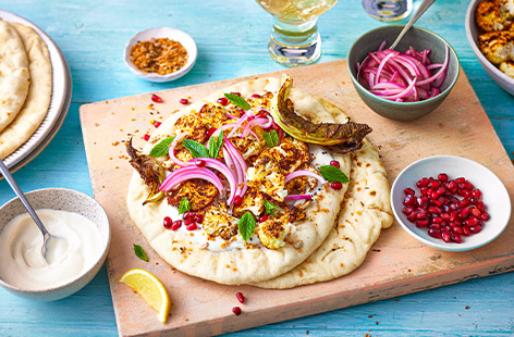 Fakeaways don't come more fantastic and full-of-flavour than this vegan cauliflower shawarma recipe