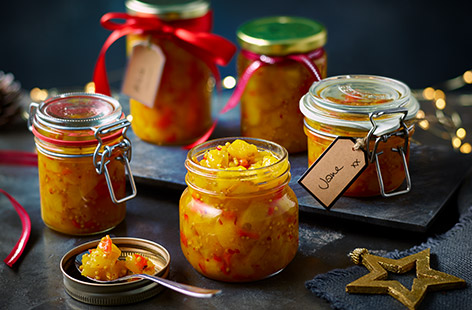 This sweet and spicy chutney is the perfect partner for cheese, and makes an excellent edible gift