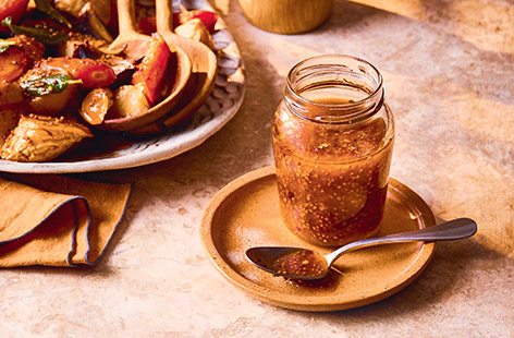 Taking cue from the hot honey trend, this honey mustard dressing is a must-try. Brilliant for pepping up roasted veg as well as any type of salad, it's a handy cook's shortcut to have in the fridge all year round. Add more crushed chillies if you like it hot!