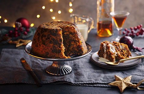 This twist on classic Christmas pudding is packed full of flavour and loaded with festive ingredients including sherry, ginger and seasonal pears. Make up to 6 weeks in advance to allow the flavours to mature, or freeze for up to 3 months. 
