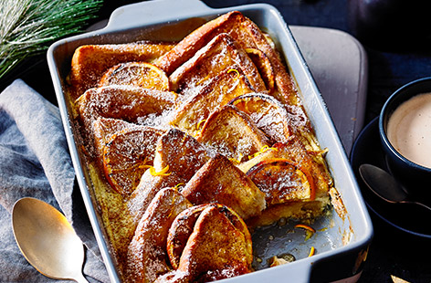 Dessert needn’t be complicated. This simple vegan take on a bread and butter pudding is an all-round crowd-pleaser
