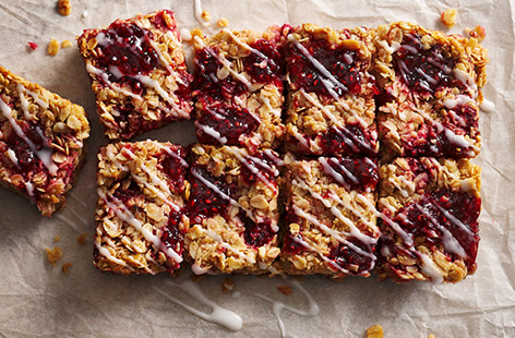 Celebrate Burns Night with flapjacks inspired by a classic Scottish dessert