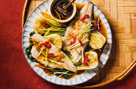 Chef Kwoklyn says: “Fish is a staple during New Year celebrations. The word for fish in Chinese sounds similar to the word for “surplus”, heralding a wish for good fortune in the coming year.”