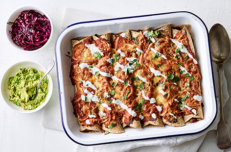 Enjoy these easy enchiladas for a full-of-flavour dinner
