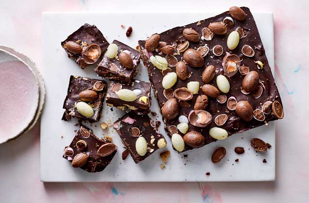 Repurpose leftover Easter eggs in this simple yet indulgent chocolate delight