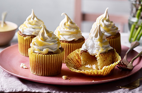 A gluten-free, bite-sized bake inspired by the classic flavours of lemon meringue pie