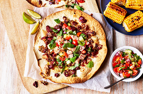 Crunchy and packed with fresh flavours, these tuna tostadas are a great high-protein dinner option that takes under 30 minutes to cook