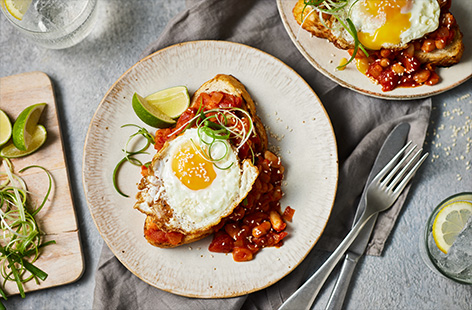 We've given beans on toast a glow-up with a spoonful of gochujang. Garlicky, smoky and salty, these beans are bound to be your new favourite lunch.  