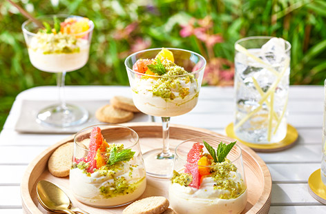 When the sun is shining, you have to make the most of it; that’s why these make-ahead zesty gin syllabubs should be on every summer entertaining menu