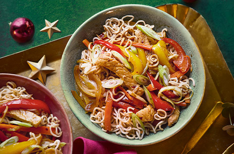 Leftover meat from your Sunday roast or Christmas lunch? Here's a super-tasty, sweet and spicy noodle dish that turns leftovers into a delicious dinner in half an hour. Food writer, Mandy Thompson says 