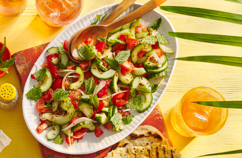 A traditional Indian salad that promises freshness and fragrance in every bite, you won't regret making this to accompany your next barbecue grill-up