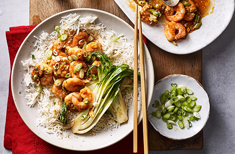 Celebrate Lunar New Year with this zingy king prawns in ginger and  garlic recipe from Kwan Ying 