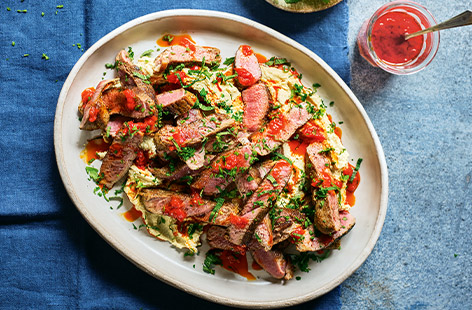 A drizzle of harissa is one of the easiest ways to turn a simple dinner into something brilliant! We have 'The Ottolenghi Effect' to thank for this recipe.