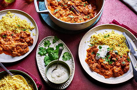 Rogan josh is characterised by a rich, red sauce infused with warming spices, and typically featuring slow-cooked meat. No wonder it's a curry night favourite!