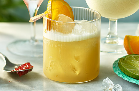 Sweet and tart, orange marmalade is the star of the show in this simple store cupboard cocktail