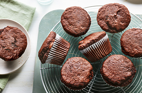 Everybody needs a good chocolate muffin recipe and these vegan ones are brilliantly chocolatey, light and fluffy.