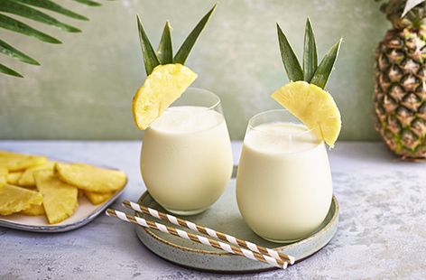 Sip on this cocktail and transport yourself to a Caribbean island in an instant. Made with a tropical blend of pineapple, coconut and white rum, this blended drink is a crowd-pleasing classic.