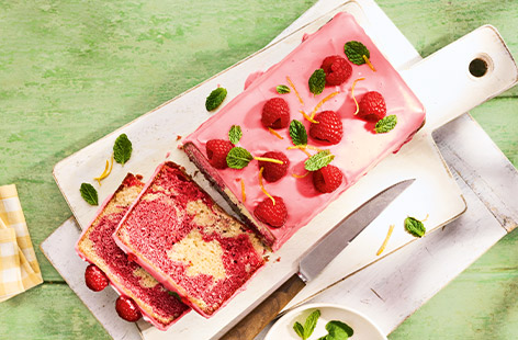 Perfect for any occasion, indulge in a burst of vibrant flavours with this delightful loaf cake and let it transport you to a summer paradise.