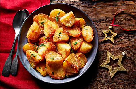 These delicious and simple freeze-ahead roasties help take the pressure off for the big day as they can be cooked from frozen