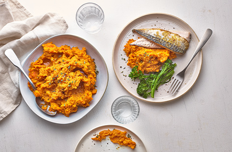 Elevate your Sunday roast with this roasted roots mash