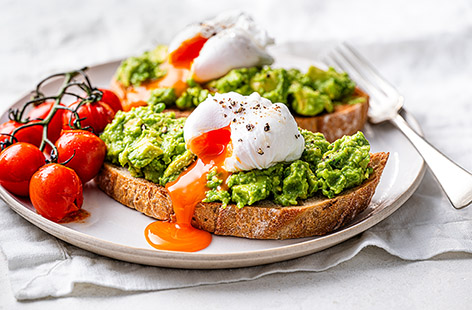 This simple avocado on toast with poached eggs and tomatoes is so tasty and can be made in under 30 minutes. It's the perfect for a lazy breakfast or brunch when you need a little boost.