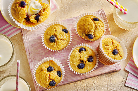 Your little ones will never know these tasty muffins are packed with fruit and veg! They're a great snack option and delicious served with yogurt or nut butter.