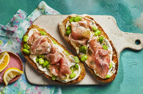 This attractive and delicious open sandwich-style recipe makes a delicious light lunch or serve as part of your afternoon tea for Mother's Day.