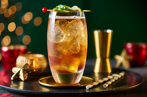Take your glass of sherry up a notch with this festive spritz!