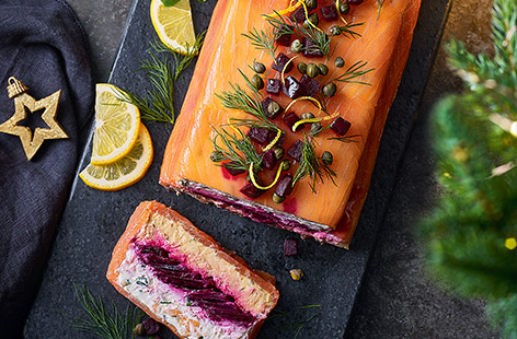 Take the stress out of festive prep with this delicious smoked salmon terrine that you can make well ahead of time