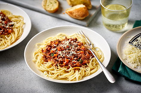 This simple spaghetti Bolognese recipe is great for weeknight family dinners