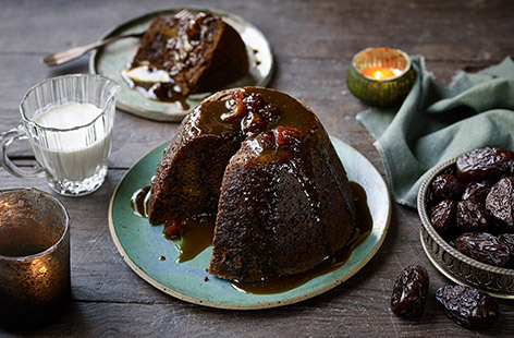 Large, juicy and sweet Medjool dates make this an alternative Christmas pud that never disappoints 