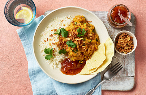 A nutritious and comforting sweet potato dhal that's so affordable to make, yet tastes so special. There's even leftover dhal to make Dhal fritters the next day. 