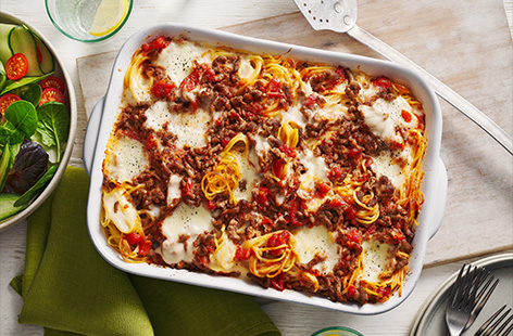In this TikTok trending recipe, lasagne gets a spaghetti twist to make a perfect mid-week meal. Kids will love this and you'll love how simple it is - a win-win situation!