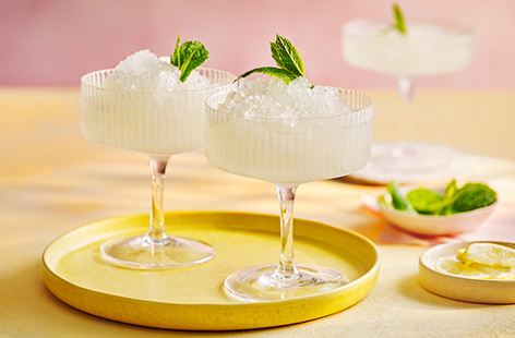 Turn your lemon spritz into a boozy slushie to keep you cool all summer long. With gin, white wine and lemon juice this sparkling iced cocktail is packed with refreshing summer flavours.