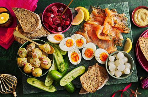 Nothing says Boxing Day like a buffet. This Scandinavian-inspired platter is packed with bold and fresh flavours - just what you need after Christmas! 